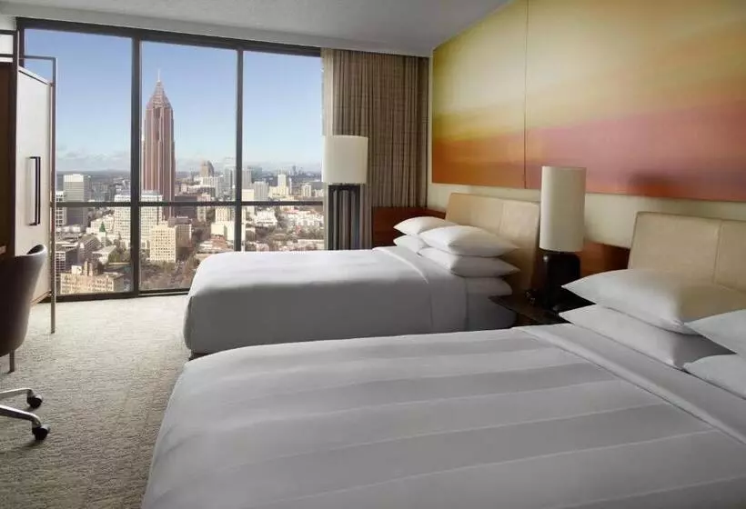 ２ダブルベッドのスタンダードルーム, Atlanta Marriott Marquis