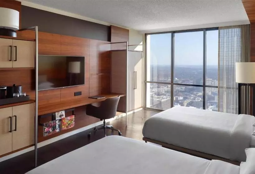 ２ダブルベッドのスタンダードルーム, Atlanta Marriott Marquis