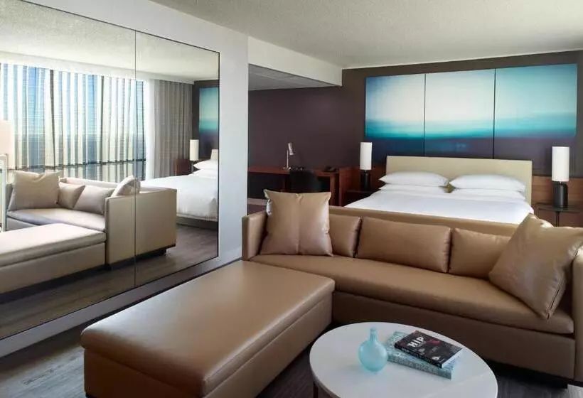 キングサイズベッドのスイートルーム, Atlanta Marriott Marquis