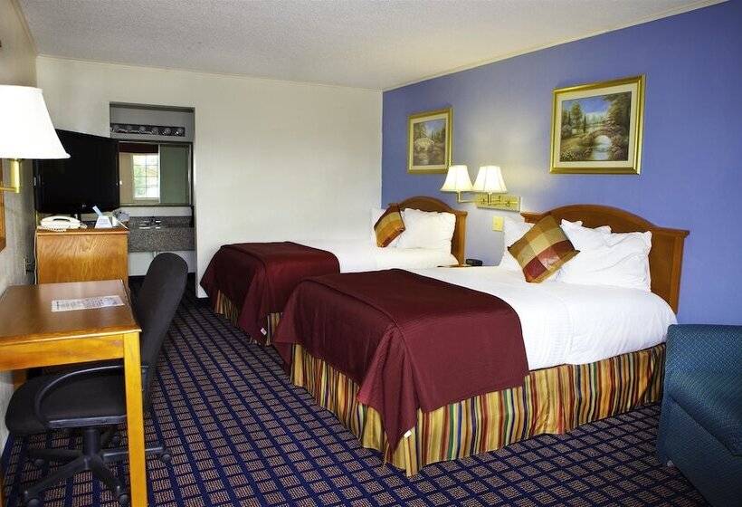 2ダブルベッドのスタンダードルーム, Best Western Palestine Inn