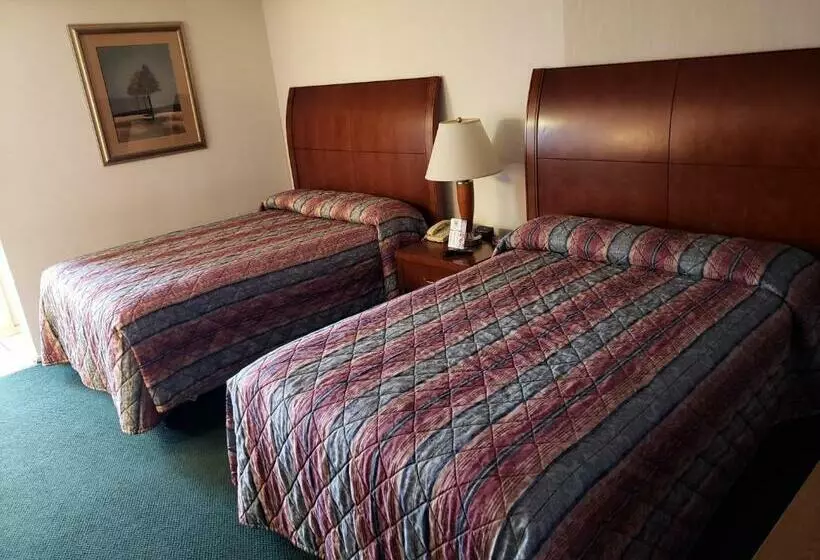 ２ダブルベッドのスタンダードルーム, Huntingdon Motor Inn