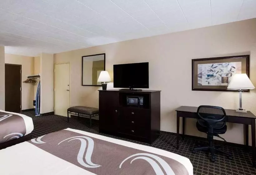 身障者適用クイーンサイズベッドルーム, Quality Inn & Suites Big Rapids Near University
