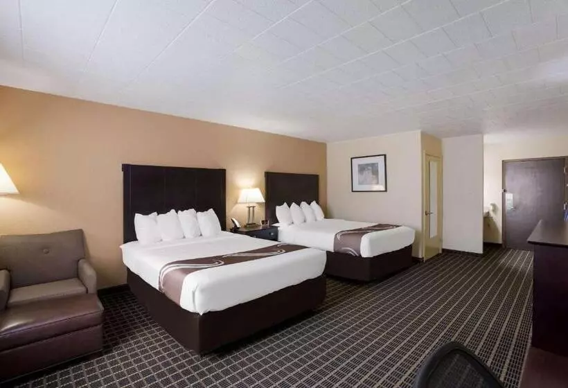 身障者適用クイーンサイズベッドルーム, Quality Inn & Suites Big Rapids Near University