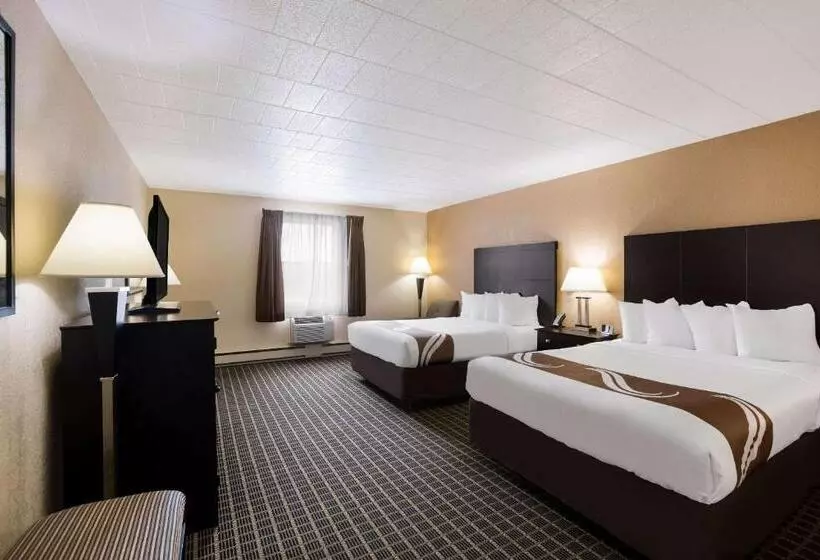 身障者適用クイーンサイズベッドルーム, Quality Inn & Suites Big Rapids Near University