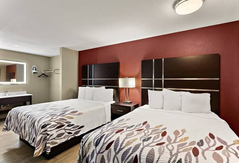 غرفة ديلوكس سرير ملكى, Red Roof Inn Redding