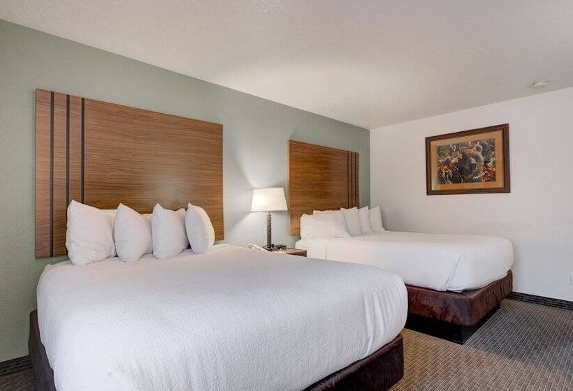 غرفه قياسيه سريرين مزدوجين, The Ridgeline Hotel At Yellowstone, Ascend Hotel Collection