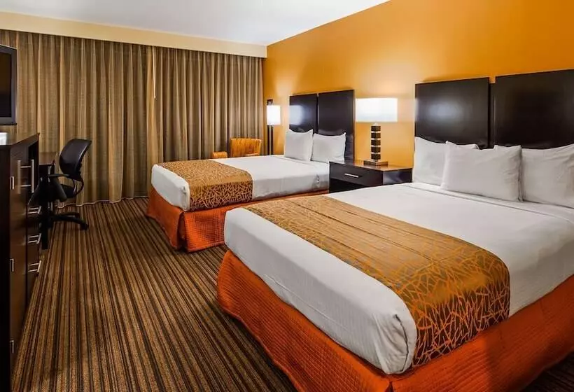 اتاق استاندارد با 2 تخت دوبل, Best Western The Plaza Hotel Honolulu Airport