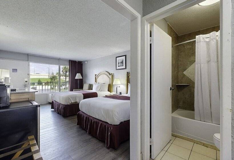 Номер Стандарт 2 Двуспальные Кровати, Days Inn By Wyndham Orlando Downtown