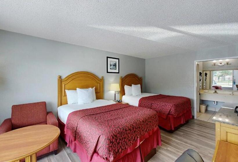 스탠다드 룸 더블 침대 2개, Days Inn By Wyndham Orlando Downtown