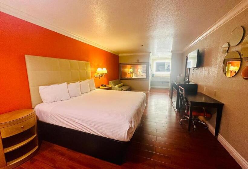 جناح سرير كينج, Casa Blanca Hotel & Suites Orange Sr 55 Freeway, Near Honda Center, Chapman University, Disneyland