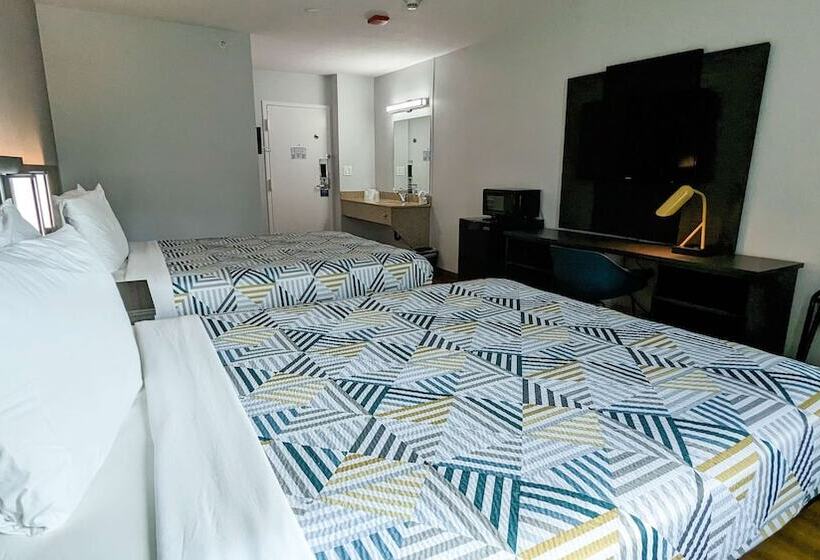 غرفة قياسية لذوى الاحتياجات الخاصة, Motel 6framingham, Ma  Boston West