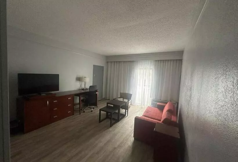 キングサイズベッドのデラックスルーム, Super 8 By Wyndham Dallas Love Field Airport