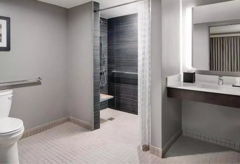 اتاق استاندارد با تخت بزرگ برای معلولان, Dallas Addison Marriott Quorum By The Galleria