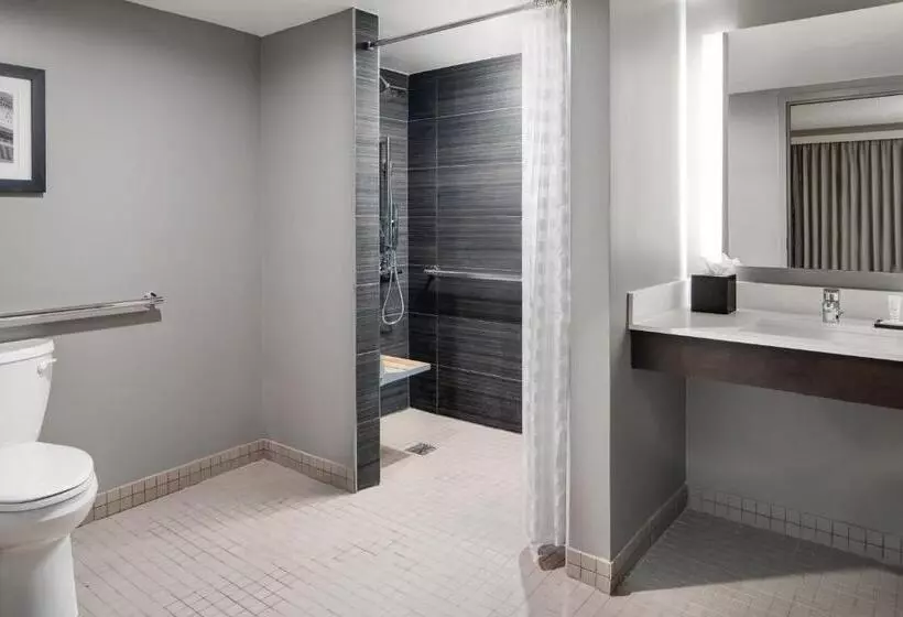 اتاق استاندارد با تخت بزرگ برای معلولان, Dallas Addison Marriott Quorum By The Galleria