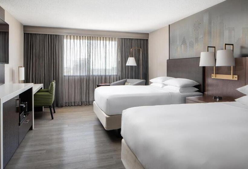 ２ダブルベッドのスタンダードルーム, Dallas Addison Marriott Quorum By The Galleria
