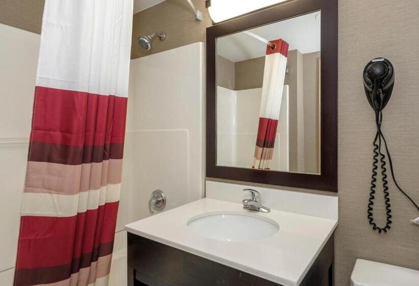 带大床的豪华间, Red Roof Inn & Suites Newburgh   Stewart Airport West Point