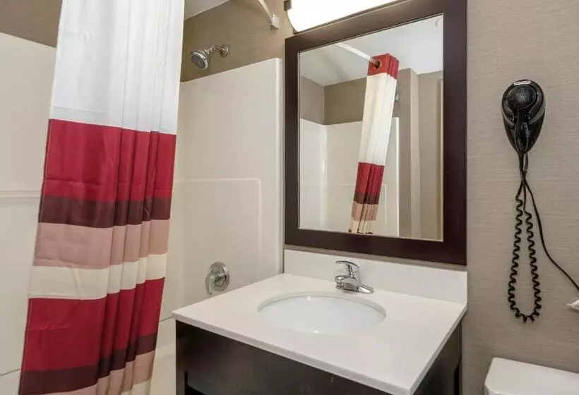 キングサイズベッドのデラックスルーム, Red Roof Inn & Suites Newburgh   Stewart Airport West Point