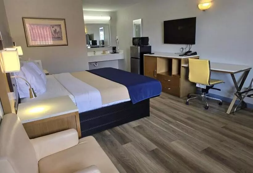 キングサイズベッドのスタンダードルーム, Americas Express Inn South Hill