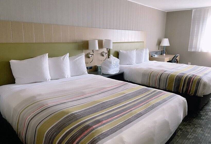 带2个双人床的标准工作室, Country Inn & Suites By Radisson, Delta Park North Portland