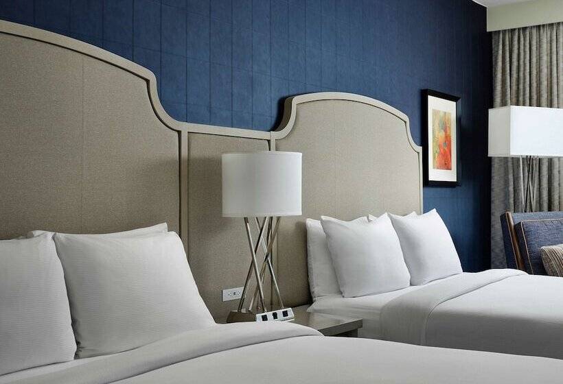 اتاق استاندارد با 2 تخت دوبل, Doubletree By Hilton Hotel Nashville Downtown