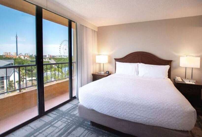 מיטת קינג בסוויטה, Embassy Suites By Hilton Los Angeles Downey