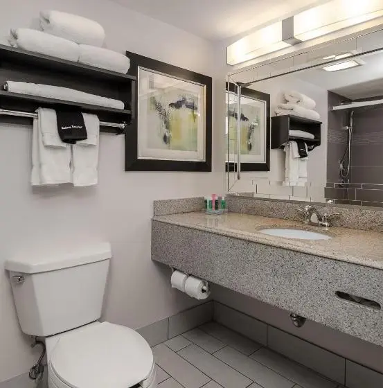 キングサイズベッドのスイートルーム, Holiday Inn & Suites Syracuse Airport   Liverpool, An Ihg