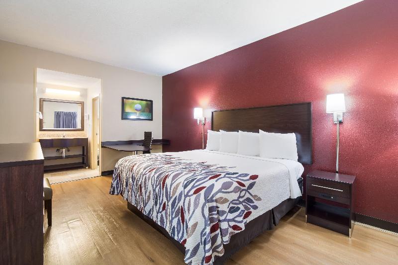 디럭스 룸 킹사이즈 침대, Red Roof Inn Augusta – Washington Road