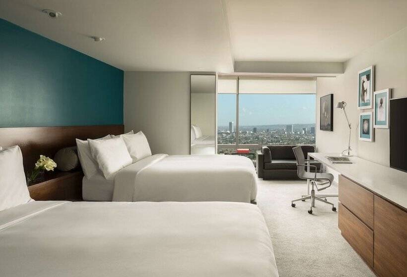 带2个双人床的标准工作室, Andaz West Hollywood, By Hyatt
