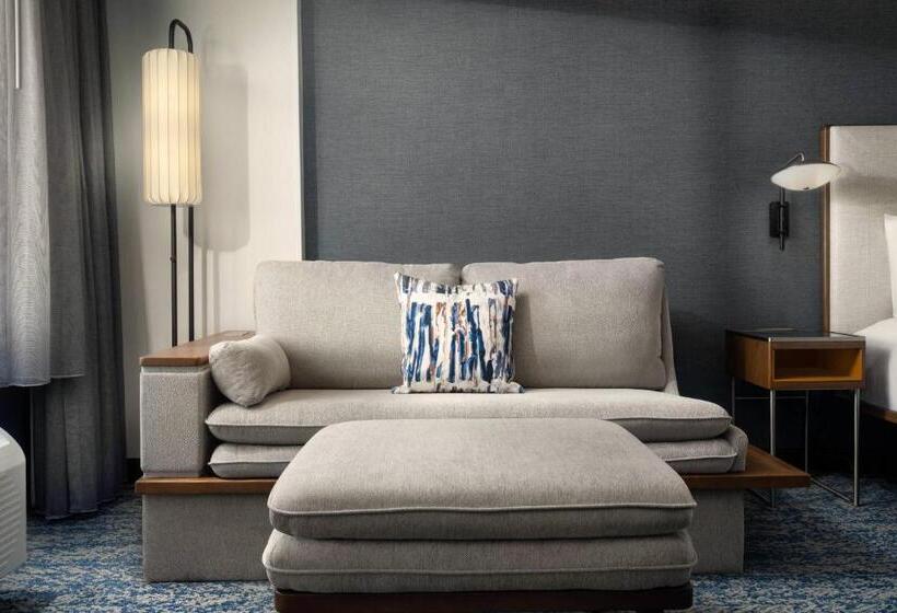 带大床的标准间, Courtyard By Marriott San Diego Mission Valley/hotel Circle