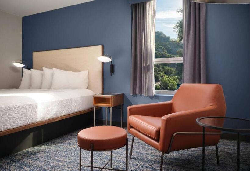 带大床的标准间, Courtyard By Marriott San Diego Mission Valley/hotel Circle