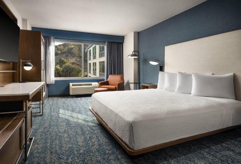 キングサイズベッドのスタンダードルーム, Courtyard By Marriott San Diego Mission Valley/hotel Circle