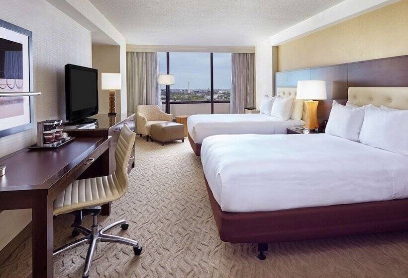 스탠다드 룸 더블 침대 2개, Doubletree By Hilton Washington Dc   Crystal City