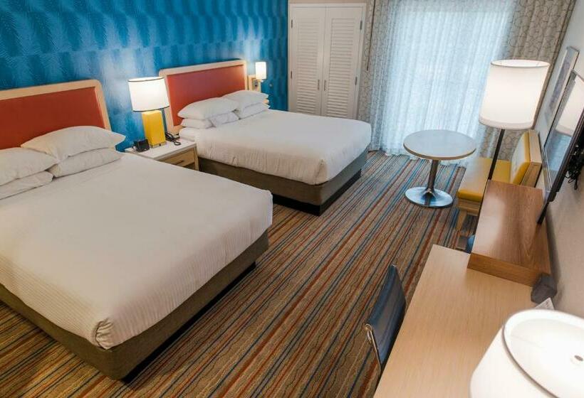 带城市景观的标准间, Howard Johnson By Wyndham Anaheim Hotel & Water Playground