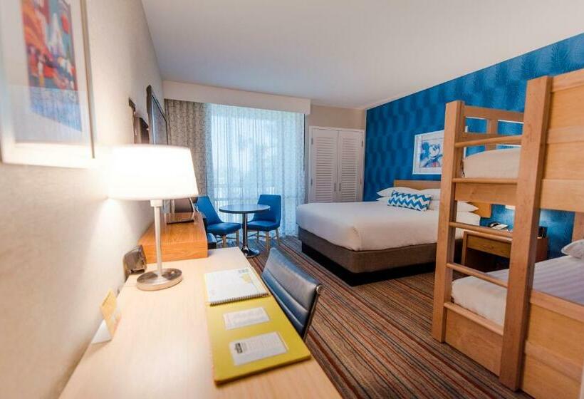 标准间带双层床, Howard Johnson By Wyndham Anaheim Hotel & Water Playground