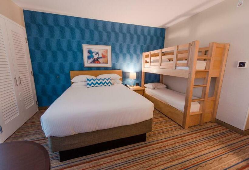 标准间带双层床, Howard Johnson By Wyndham Anaheim Hotel & Water Playground