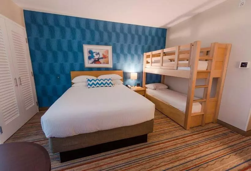 اتاق استاندارد با تخت‌های تاشو, Howard Johnson By Wyndham Anaheim Hotel & Water Playground