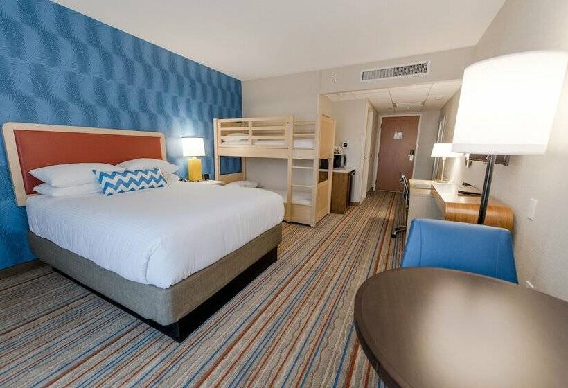 适合残疾人使用的标准间, Howard Johnson By Wyndham Anaheim Hotel & Water Playground