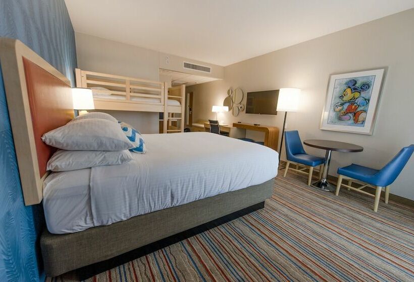 适合残疾人使用的标准间, Howard Johnson By Wyndham Anaheim Hotel & Water Playground