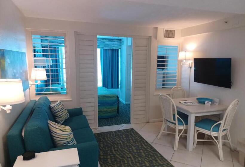 스탠다드 스튜디오 측면 바다 전망, Islander Beach Resort  New Smyrna Beach