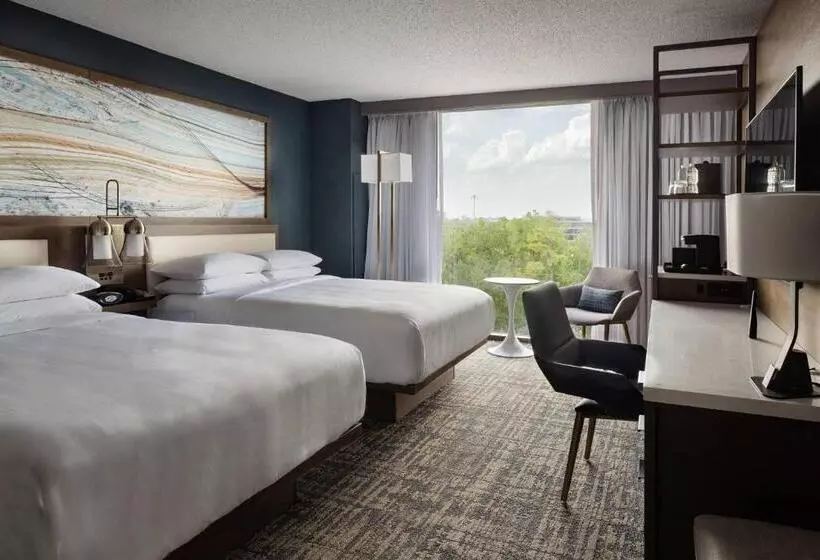 اتاق استاندارد با 2 تخت دوبل, Marriott Jacksonville