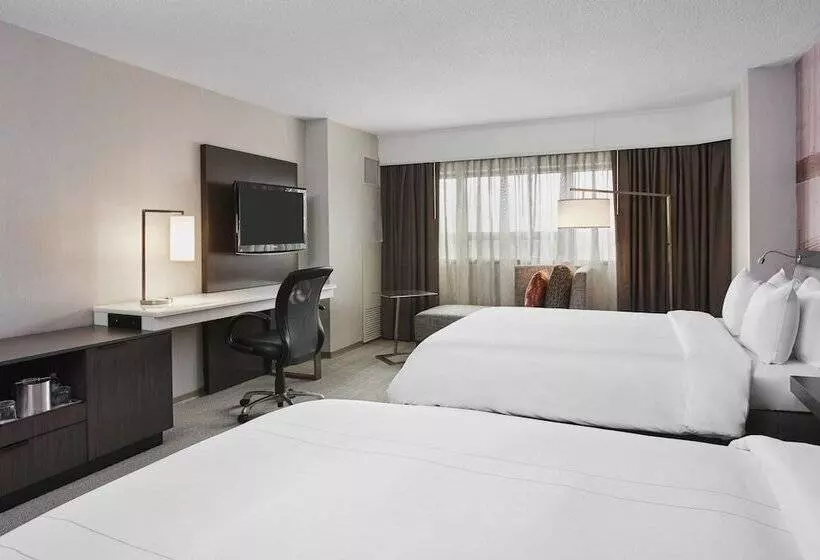 ２ダブルベッドのスタンダードルーム, Teaneck Marriott At Glenpointe