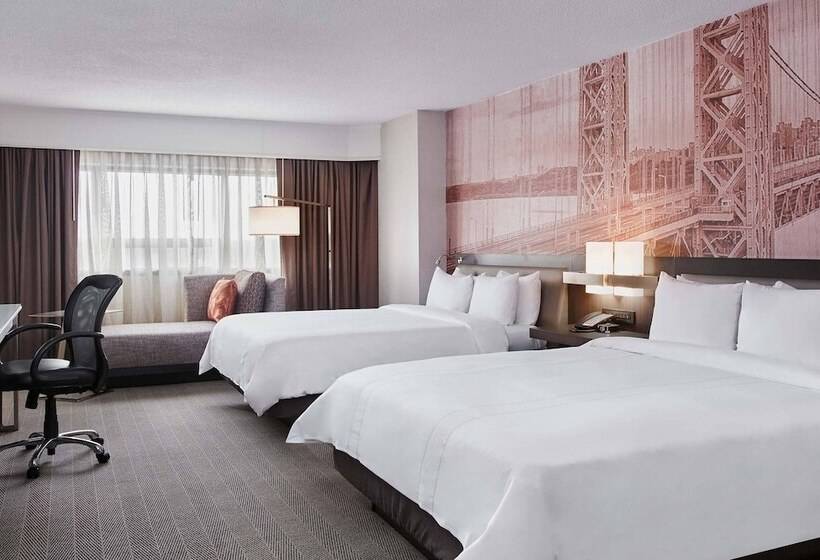 带2个双人床的标准工作室, Teaneck Marriott At Glenpointe