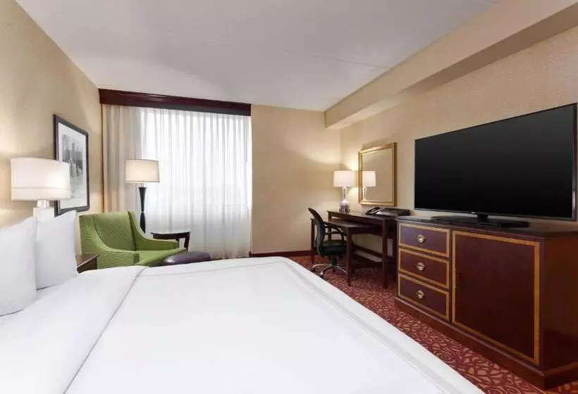 キングサイズベッドのスタンダードルーム, Columbus Airport Marriott