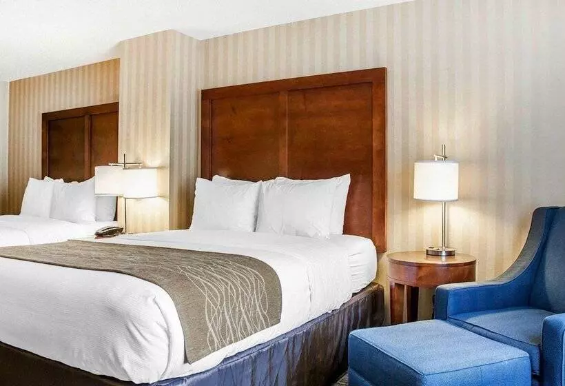2ダブルベッドのスタンダードルーム, Comfort Inn & Suites Sturbridgebrimfield