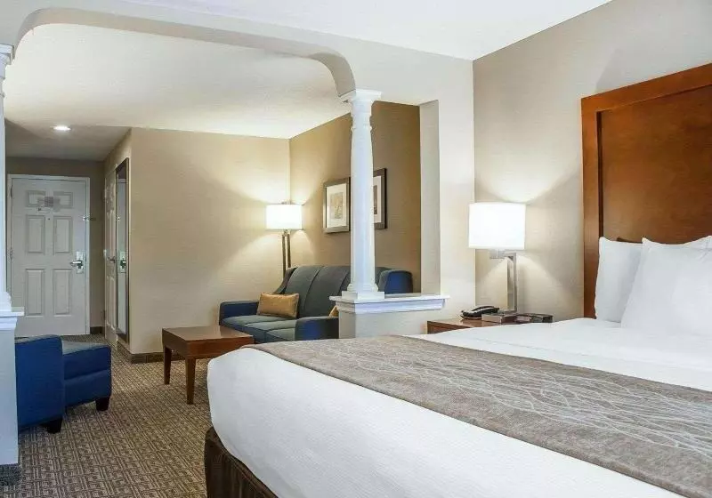 キングサイズベッドのスイートルーム, Comfort Inn & Suites Sturbridgebrimfield