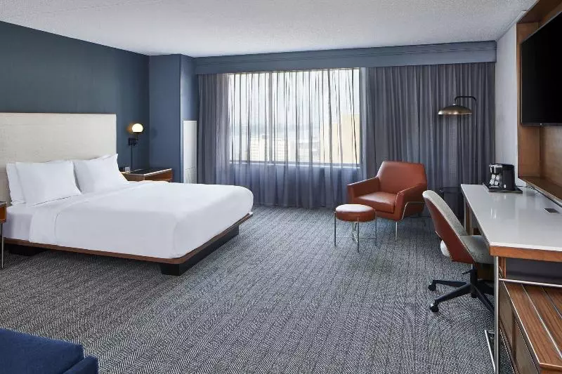 اتاق استاندارد با تخت بزرگ, Courtyard By Marriott Detroit Downtown