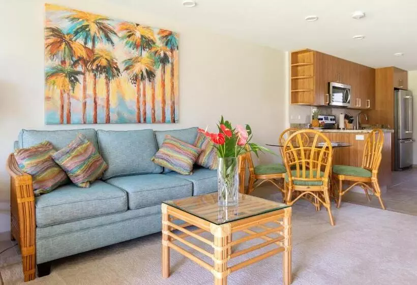 サイドシービュー１ベッドルームアパートメント, Nāpili Surf Beach Resort By Castle