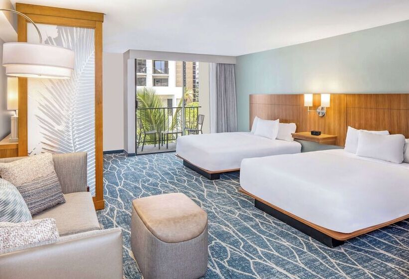 Номер Стандарт 2 Двуспальные Кровати, Hyatt Place Waikiki Beach