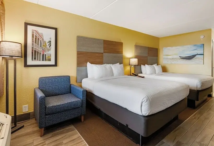身障者適用クイーンサイズベッドルーム, Clarion Pointe Galveston Beachfront