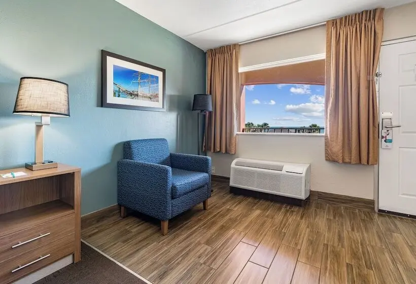 身障者適用クイーンサイズベッドルーム, Clarion Pointe Galveston Beachfront